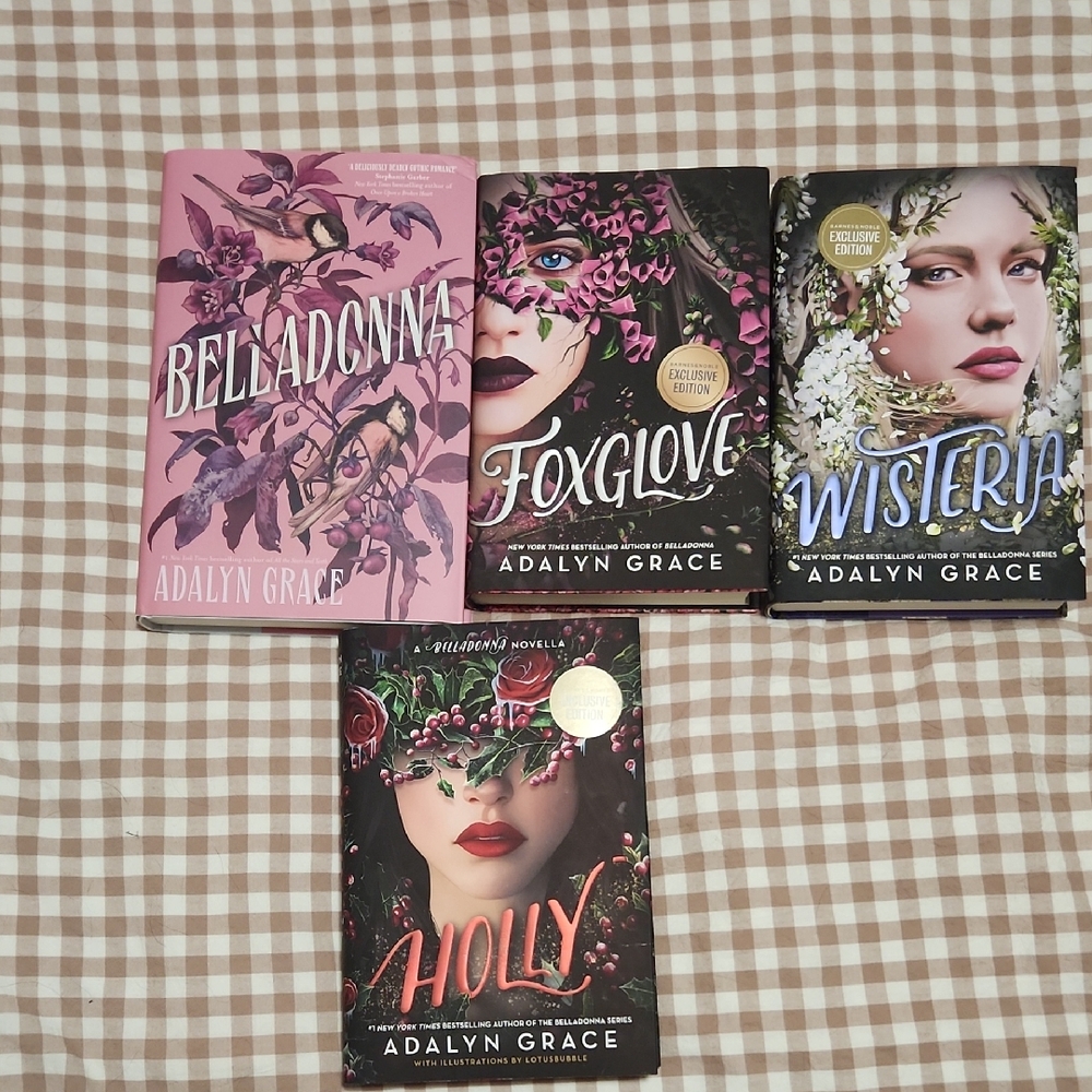 Adalyn Grace Book Set - Belladonna, Foxglove, Wisteria, Holly